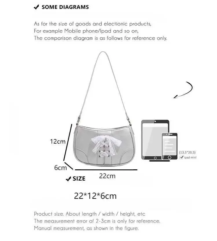 Dolce fondo con cinturino in pizzo e fiocco per donna, tendenza, monospalla, borsa a tracolla versatile e comunicativa_voghion.com