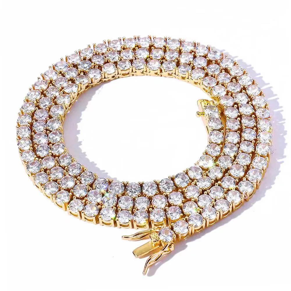 designer gra hip hop 3mm-4mm vvs moissanite ketting tennisketting diamant sier goud iced out vergulde kettingen sieraden_voghion.com