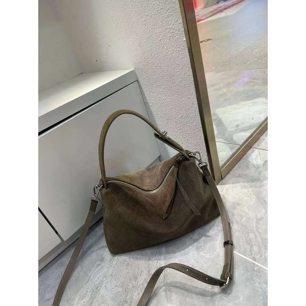 High Quality Designer Bags Fashion Autumn Winter Big Boston Tote Soft Matte Suede Cow Leather Women's Handbag Shoulder_voghion.com