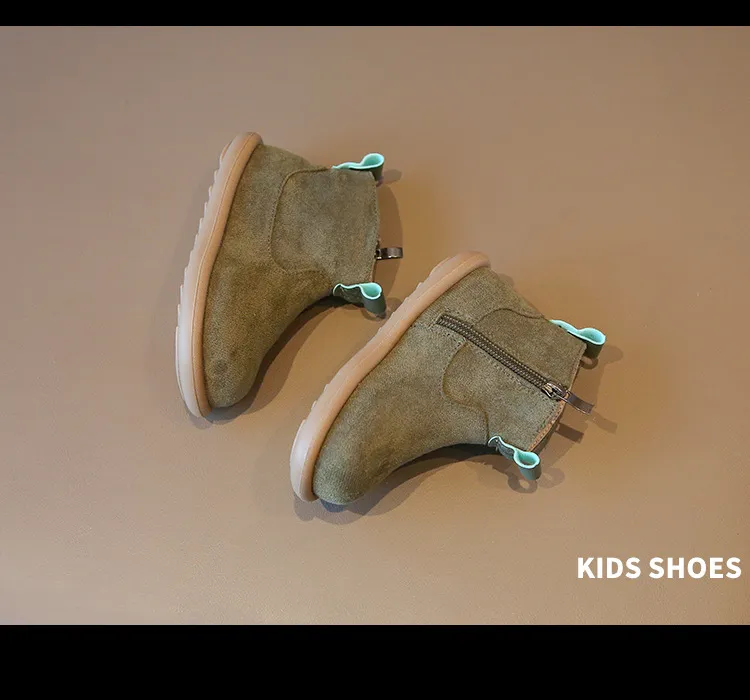 Herbst Winter Baby Jungen Mädchen Oxford Wildleder Kinder Casual Kidsnest Outdoor Anti-rutsch Kleinkind Schuhe Plüsch_voghion.com