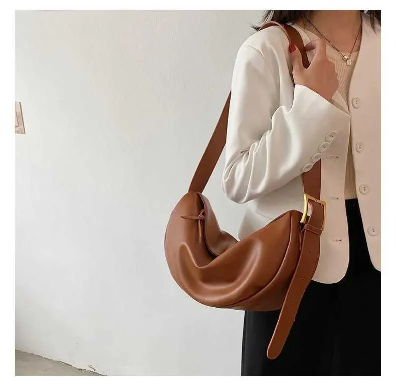 Crossbody fir Fraen Handtaschen mat grousser Kapazitéit Solid Soft Schëllertaschen Weiblech Casual Rees Hobos Bag Vintage Sac_voghion.com