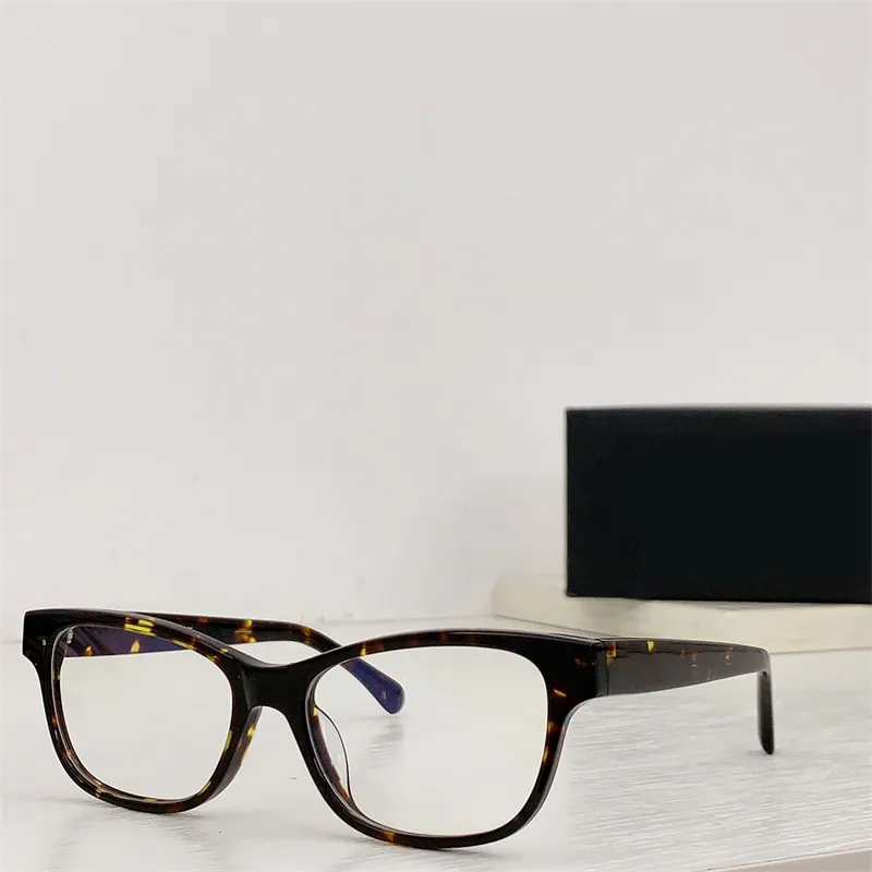 2024 Lässolglasögon svarta bågar för kvinnor designer optiska bågar Lentes de Sol Mujer CH3449B acetat Glasögon_voghion.com