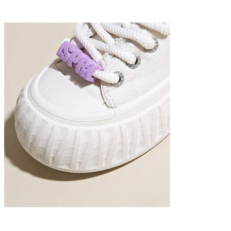 Women's Baotou Canvas Half Slip One Foot Lazy Thick Bottom Heel-less Board Shoes_voghion.com