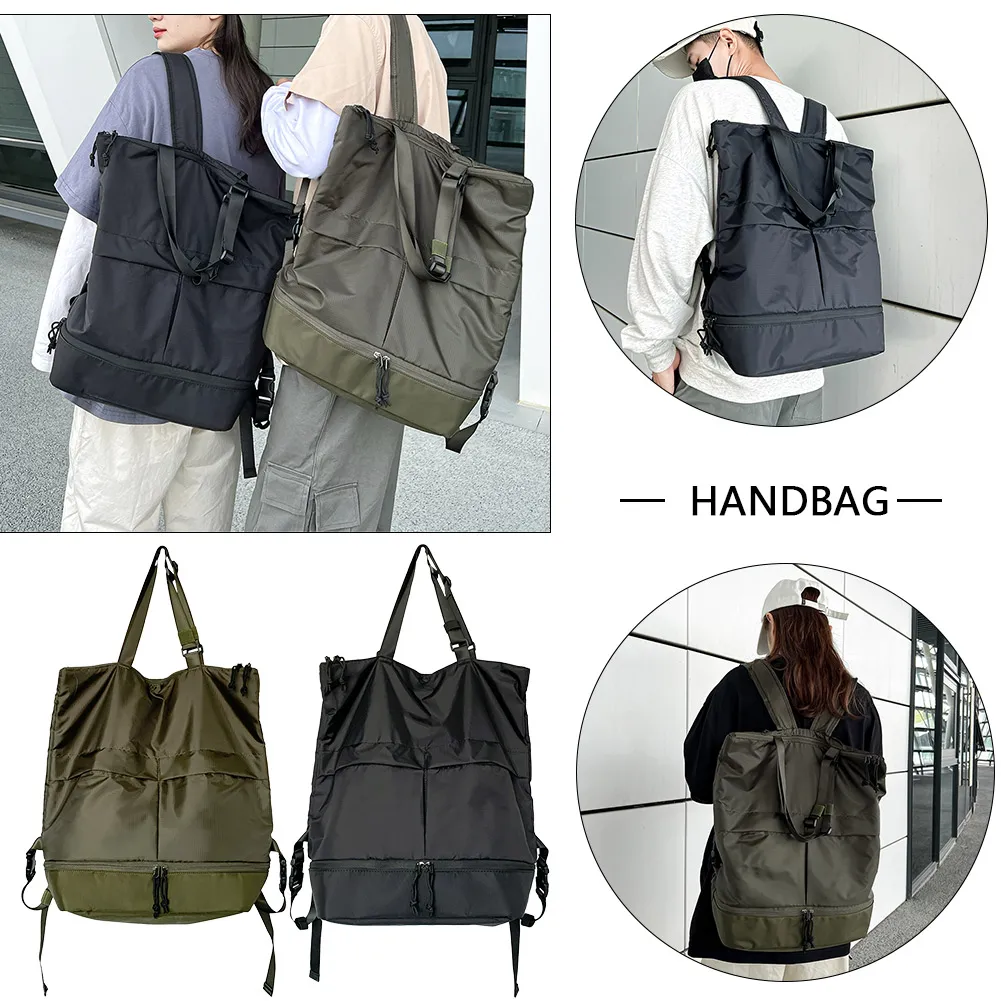 Zaino da scuola di tendenza per donne e uomini, grande capacità, per studenti, borsa a tracolla, zaino in nylon impermeabile, borse per il tempo libero_voghion.com