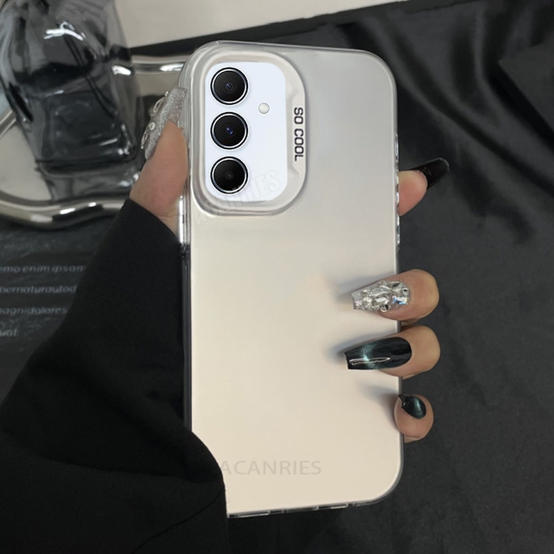 A 54 34 14 24 Luxury Aurora Silicone Case For Samsung Galaxy A15 A25 A35 A55 A14 A24 A34 A54 5g A04s A05s Shockproof Soft Cover