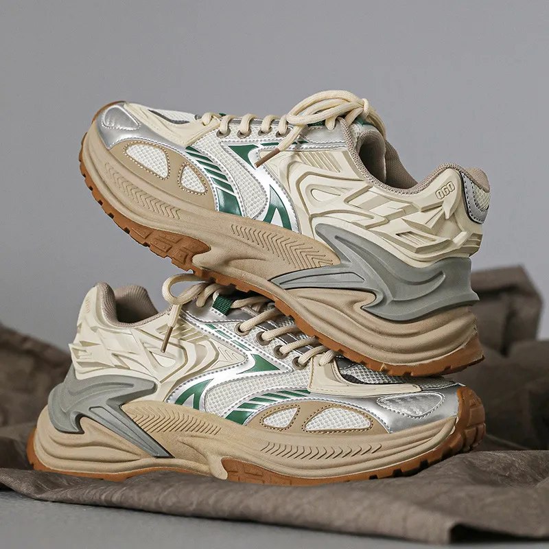 Men's Tide Spring Fall Men's Sports And Leisure Single Mesh Students Fashion Trend Running Travel Shoes 323_voghion.com