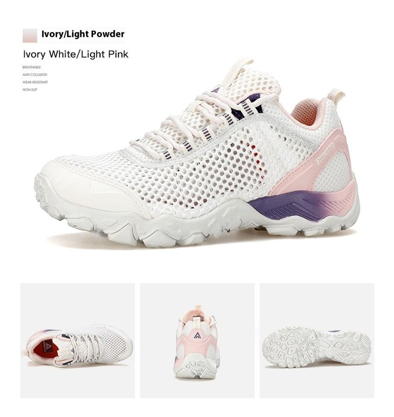 Scarpe da trekking da arrampicata ammortizzanti da campo per esterni da donna, resistenti all'usura, in rete traspirante_voghion.com