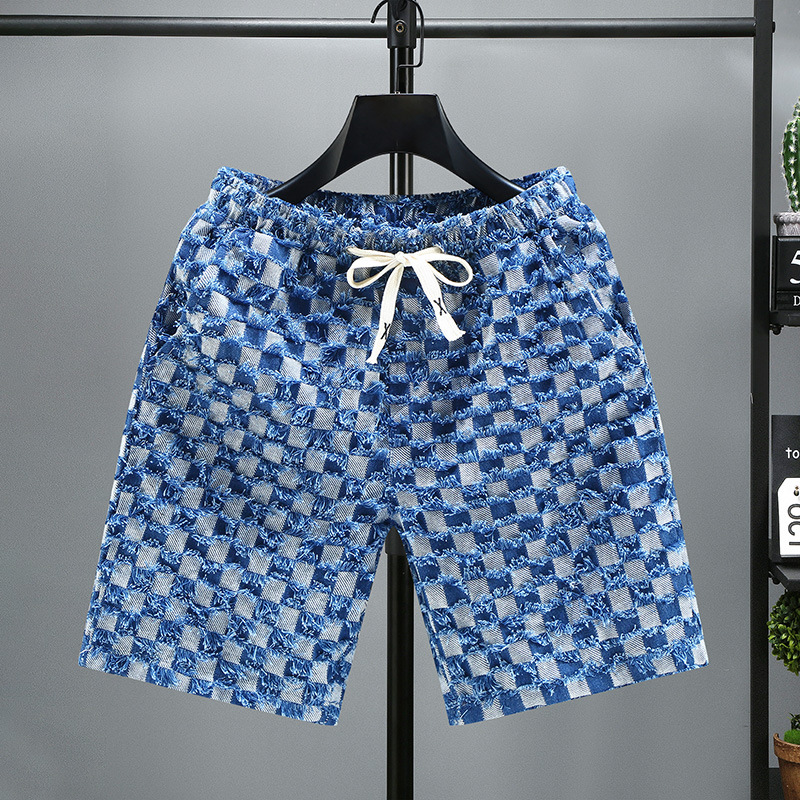 Vêtements Pour Hommes Nouvelle mode short en denim décontracté hommes d'été grande taille vêtements chauds amples jeune couple shorts à la mode