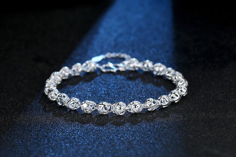 Nuovo braccialetto coreano Hollow S Sier, braccialetto da donna_voghion.com