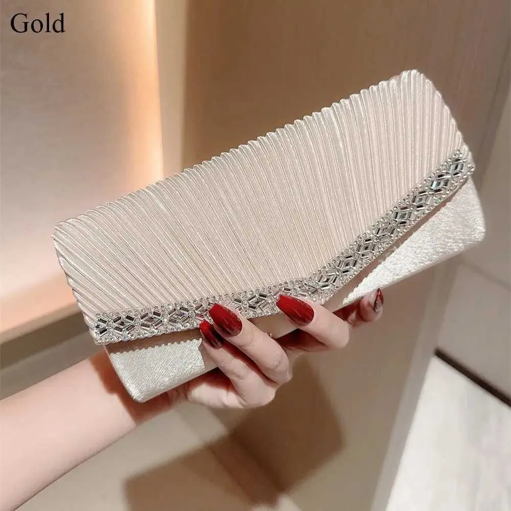 Borsa da sera con tracolla a catena alla moda, da sposa, da festa, con paillettes, da donna, borsa da banchetto scintillante Y241019_voghion.com