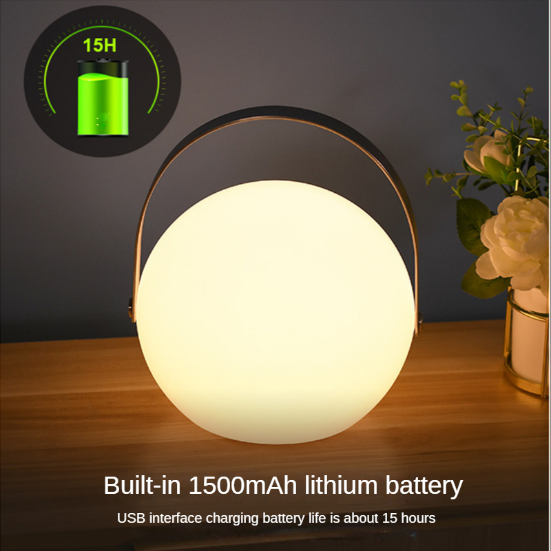 LED Soveværelse Sove ved sengen Trådløs Skrivebordslampe Udendørs Bærbar Fjernbetjening Bærbar Lampe Desktop Dekorativ Lampe_voghion.com