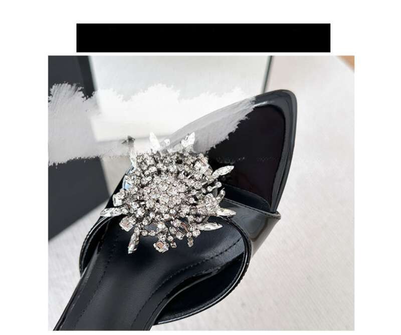 Talons hauts pour femmes, chaussures d'été à strass exquises, cool et luxueuses, pour les pieds fatigués, 2025_voghion.com