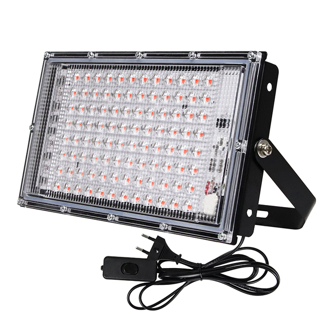 LED Grow Light Full Spectrum Phyto Lamp with Stand Grow Light for Greenhouse Seeding Hydroponic Plant Growth Lighting EU Plug_voghion.com