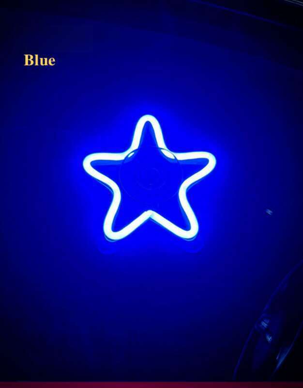 Car Windows, Neon Pentagram Interior Modification, Luminous LED Ambient Lights, DIY Cigarette Lighter Tray_voghion.com