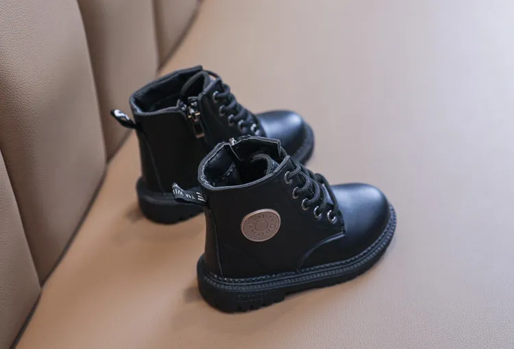 Kids Fashion Casual Toddler Boys Girls Autumn Winter Leather Littlesprouts Boots Children Running Sport Snow Shoes Sizes_voghion.com