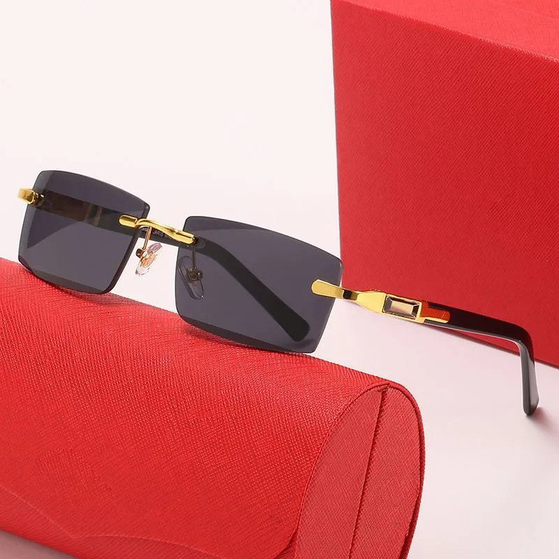 Men Sunglasses Classic Brand Retro Designer Eyewear Metal Frame Designers Sun Glasses Woman with box KD 2460240109_voghion.com