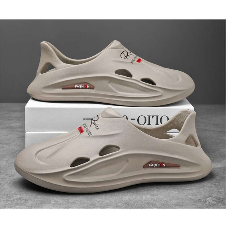 Summer New Baotou Outward Wearing Feet Feeling Sandals For Men's Personalized Trendy, Anti Slip, Wear Resistant, Casual_voghion.com