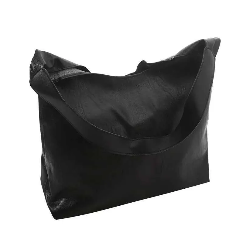 Design classico, alla moda, senso coreano e grande capacità, morbida pelle, tracolla da pendolare sotto le ascelle per ufficio_voghion.com