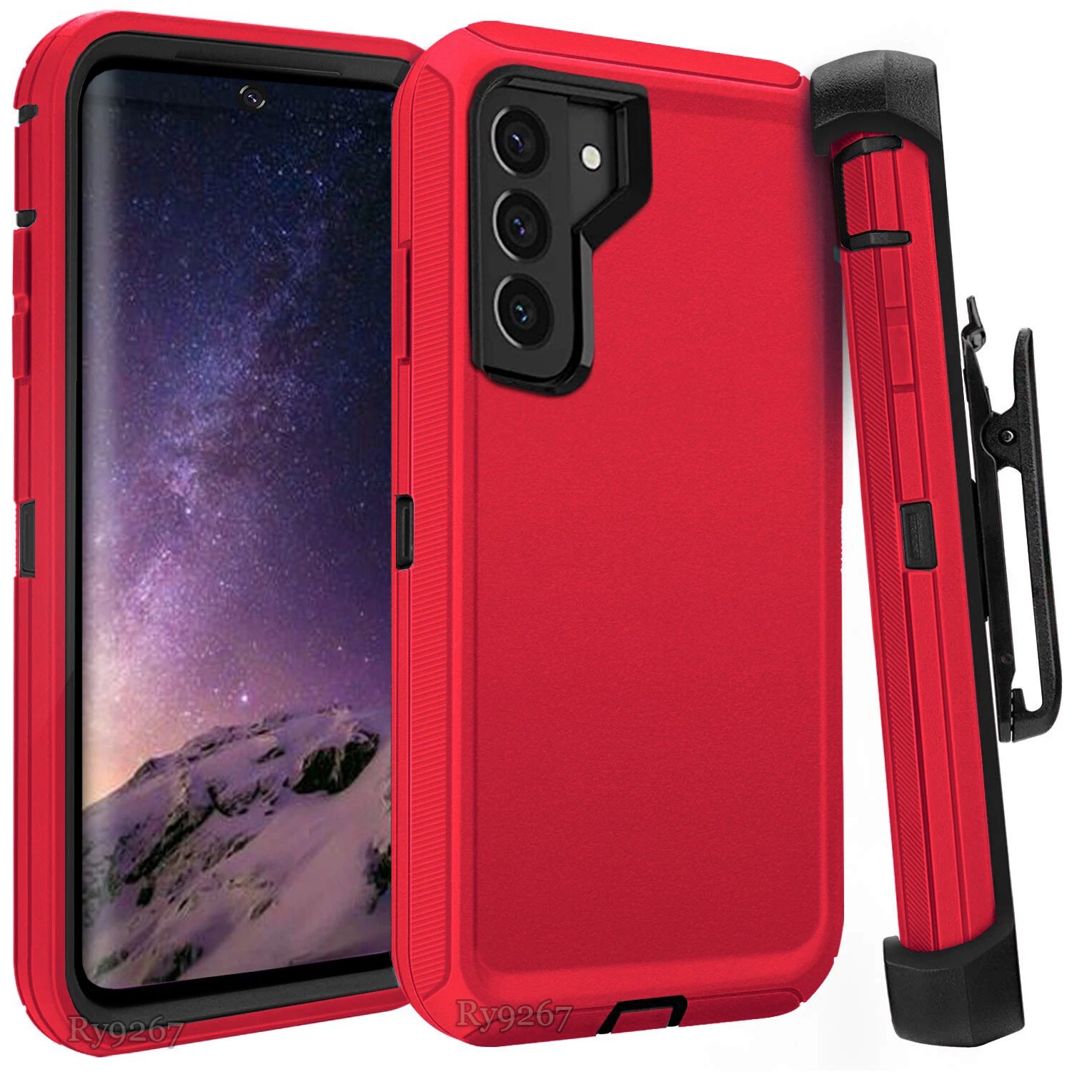 For Samsung Galaxy S22| S22+| 22 Ultra Case Protective Cover With Clip Suitable For Otter.box Defender_voghion.com