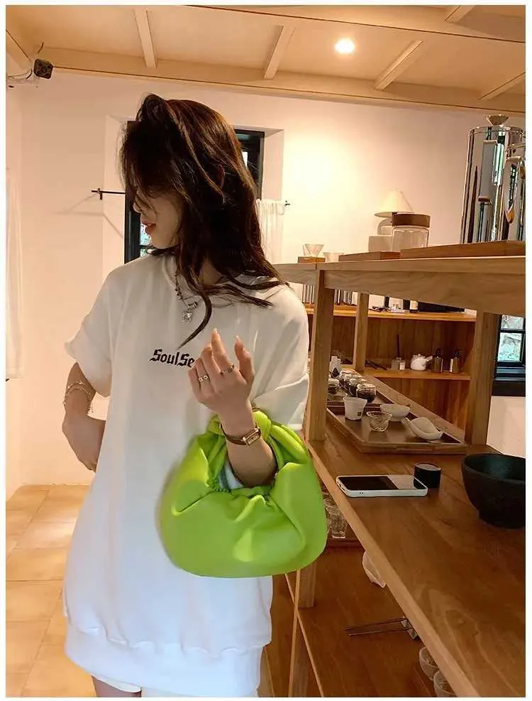 2024 INS Donna Piccola Borsa a Tracolla Festa Frizione Borsa a Tracolla Donna Pelle PU Borse a Tracolla Moda Increspato Crossbody_voghion.com