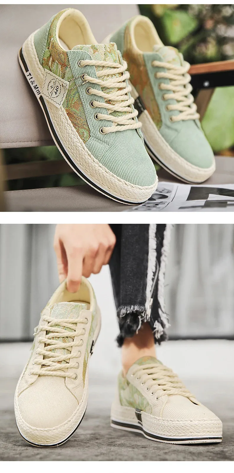 PARZIVAL Chaussures décontractées pour hommes, baskets confortables, chaussures plates de marche, chaussures de skate vulcanisées_voghion.com