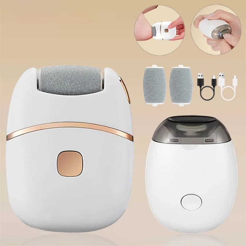 Electric Foot File And Callus Remover Set For Smooth Feet_voghion.com