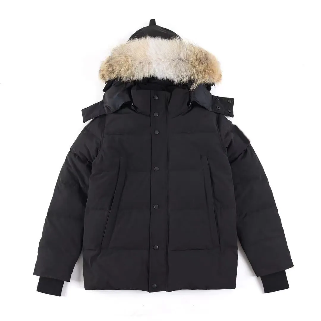 Designer High Quality Mens Jacket Goose Coat Fourrure Down Fur Canadian Wyndham Parka Overcoat Clothing Fashion Style_voghion.com