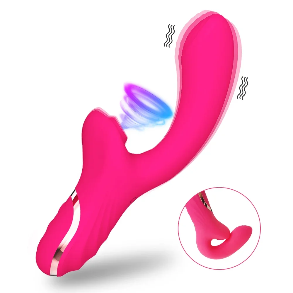 Dual Stimulation Clitoral Sucker And Vibrator For Women_voghion.com
