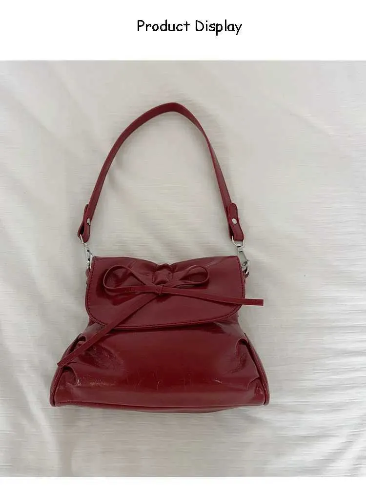 Stylish Women's Crossbody Shoulder Bag With Bows And Flap Closure_voghion.com