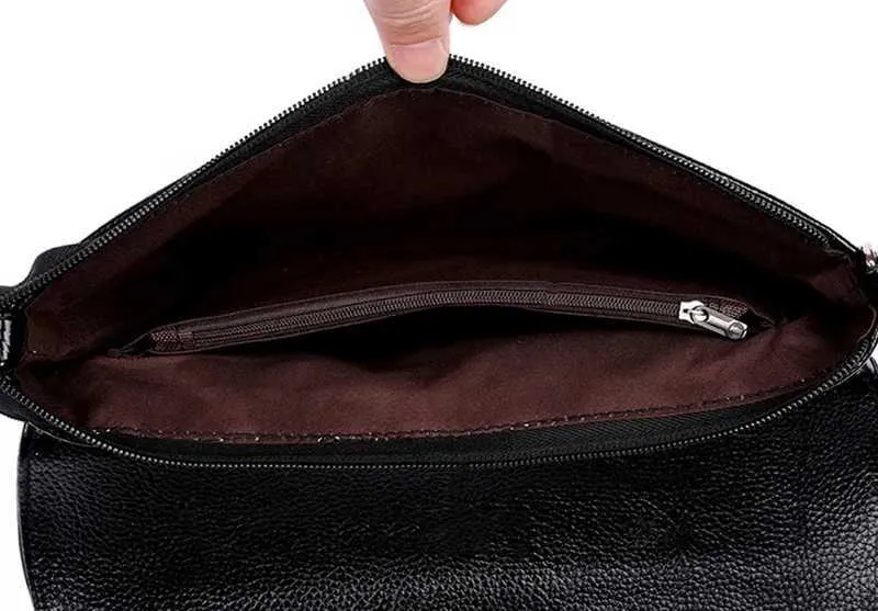 Neue Mode Frauen Schulter Weiche PU Leder Handtasche Umhängetasche Messenger Taschen Geldbörse ClutchC241103_voghion.com