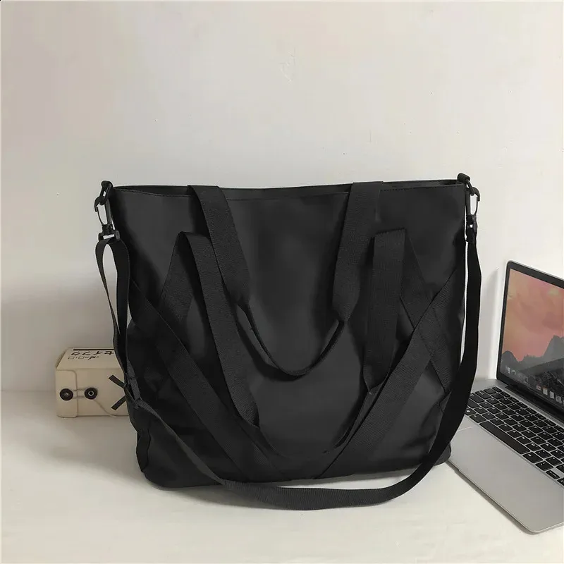 Wasserdichte Oxford Big Tote für Frauen Mode Einfache Große Paket Shopping Lady Handtasche Anti-reißen Freizeit Frau Schulter_voghion.com