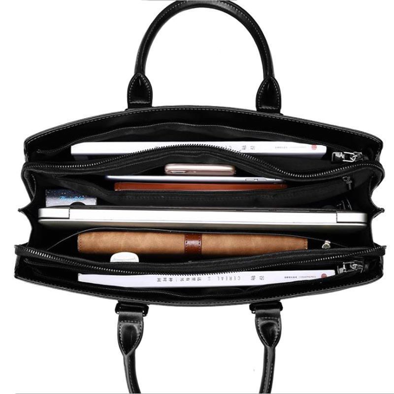 Neue Aktentasche für Herren, Business-Handtasche, Konferenztasche mit großem Fassungsvermögen, wasserdichte Laptoptasche_voghion.com