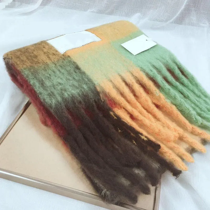 Designer Marke Kaschmir Winter Schal Schals Decke Frauen Typ Farbe Kariert Quaste Imitiert Aimeishhopping_voghion.com