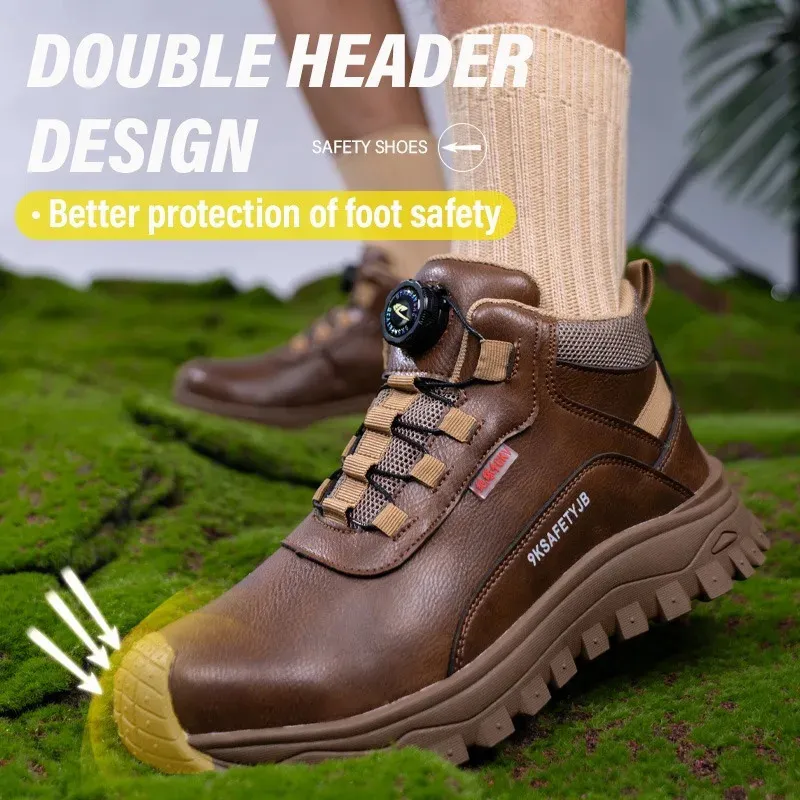 Chaussures de sécurité isolantes 6KV pour hommes, imperméables, antidérapantes, confortables et respirantes (250122)_voghion.com