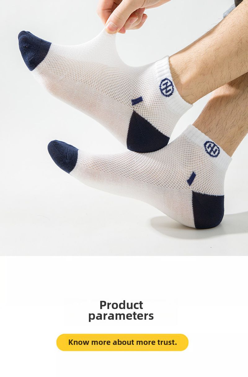 24 Neue dünne, mittelkurze Sport-Socken von Zhuji für Herren, schweißabsorbierend, atmungsaktiv, Netzstoff_voghion.com