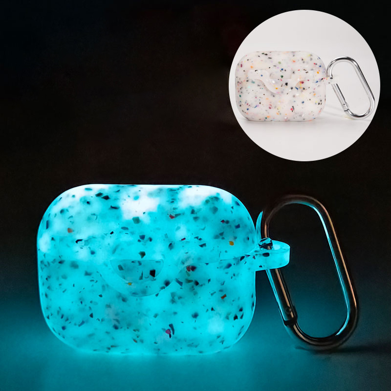 For Iphone AirPods Pro 2nd Gen 3 Luminous Shockproof Bluetooth Earphone Case_voghion.com