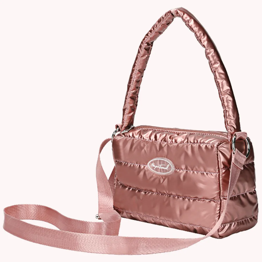 Borsa a mano con tracolla regolabile, borsa morbida e tracolla solida, borsa a mano con manico superiore_voghion.com