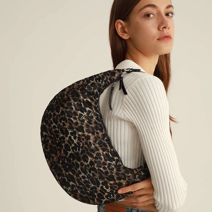 Borsa a spalla hobo donna stampa leopardata borsa a sacca chic_voghion.com
