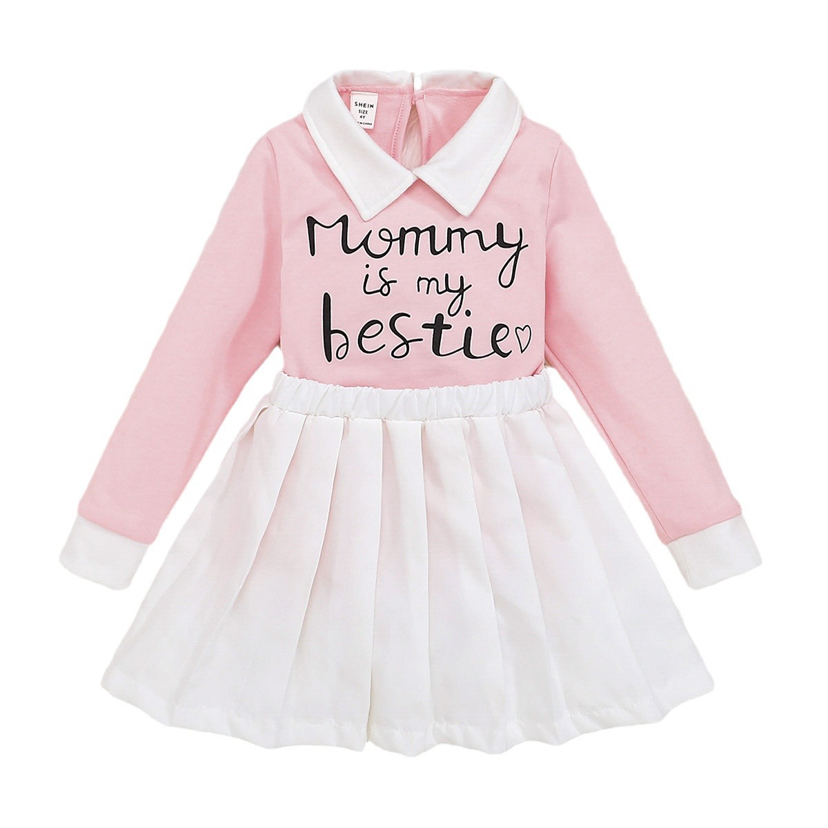 Mother & Kids New European and American baby girl tops and skirts for spring and autumn_voghion.com