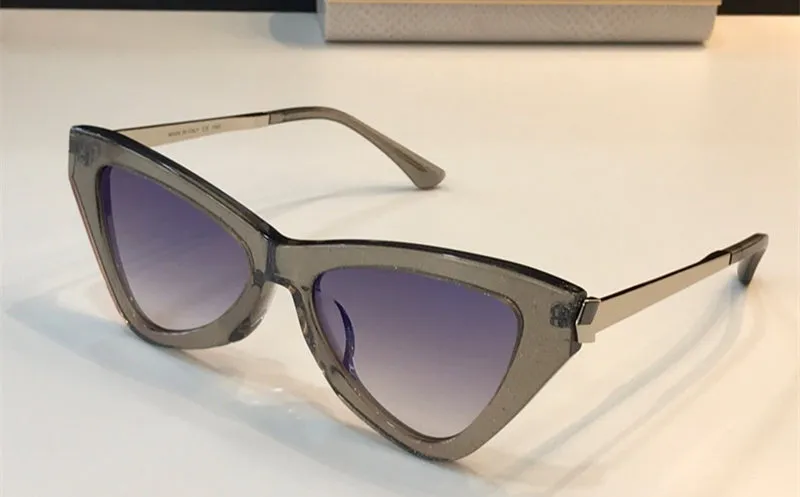 Cat Eye Sunglasses For Men Uv400 Metal Half Frame Stylish Eyewear_voghion.com