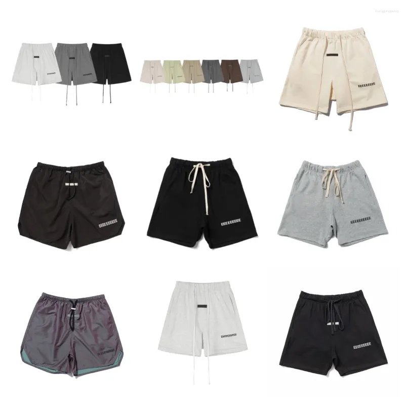 Men's Shorts 2025 Summer Sixth Collection Letter Print Hip Hop Streetwear Drawstring Fashion Cotton Fleece_voghion.com