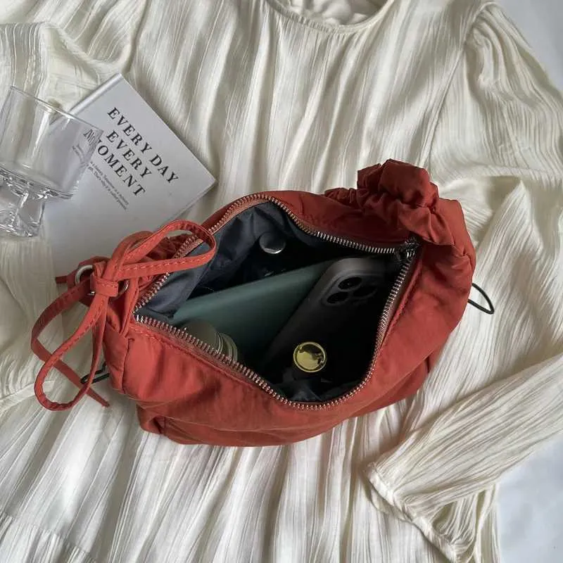 Dames schoudertas hobo tas shopper van zachte stof_voghion.com