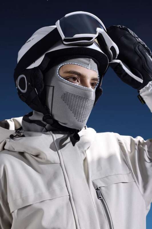 Skidmask, Vinter ansiktsskydd, Varm hjälm, Huvudskydd, Herr Dam Snabbtorkande Cykling, Vindtät och köldtålig_voghion.com