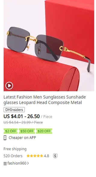 mens frame head Womens men High Grade Square Trimmed Metal Sunglasses h Six Big Oversized Oval Goggle Driving Beach_voghion.com
