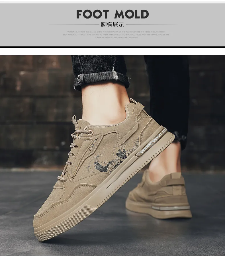 CYYTL Herrenschuhe Casual Sneakers Leder Plattform Modedesigner Sport Outdoor Laufen Arbeit Sicherheit Tennis Männliche Halbschuhe_voghion.com