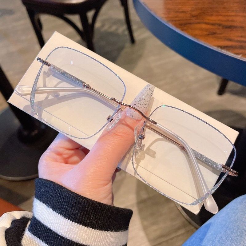 New style fashion ladies starlight anti blue light vibrato reading glasses eye protection_voghion.com