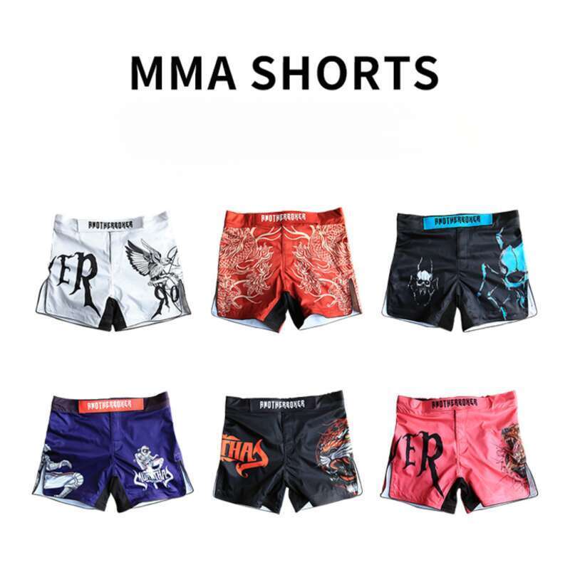 MMA Fighting Sports Løb UFC Mixed Fighting Træningsshorts Brasiliansk Jujutsu Fitness Mixed Fighting Sanda_voghion.com