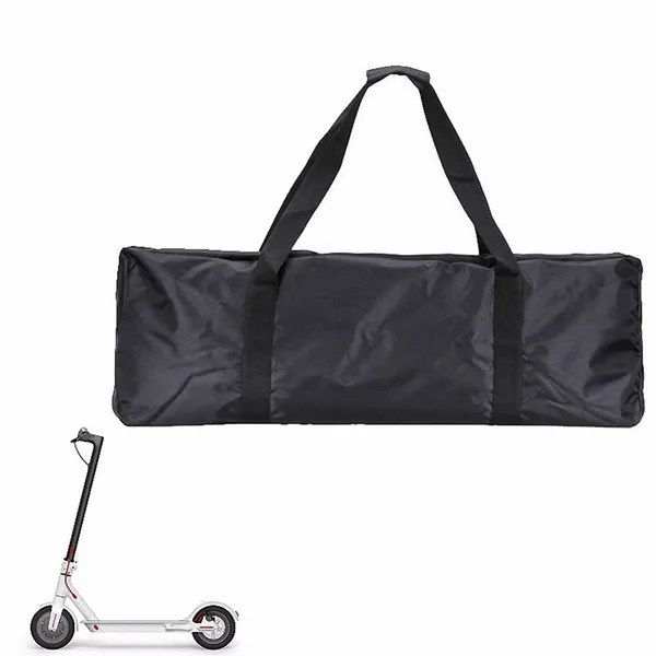 Borsa portatile per monopattino elettrico: custodia nera resistente con comode maniglie, adatta a tutti i modelli, resistente alla polvere e alle intemperie._voghion.com