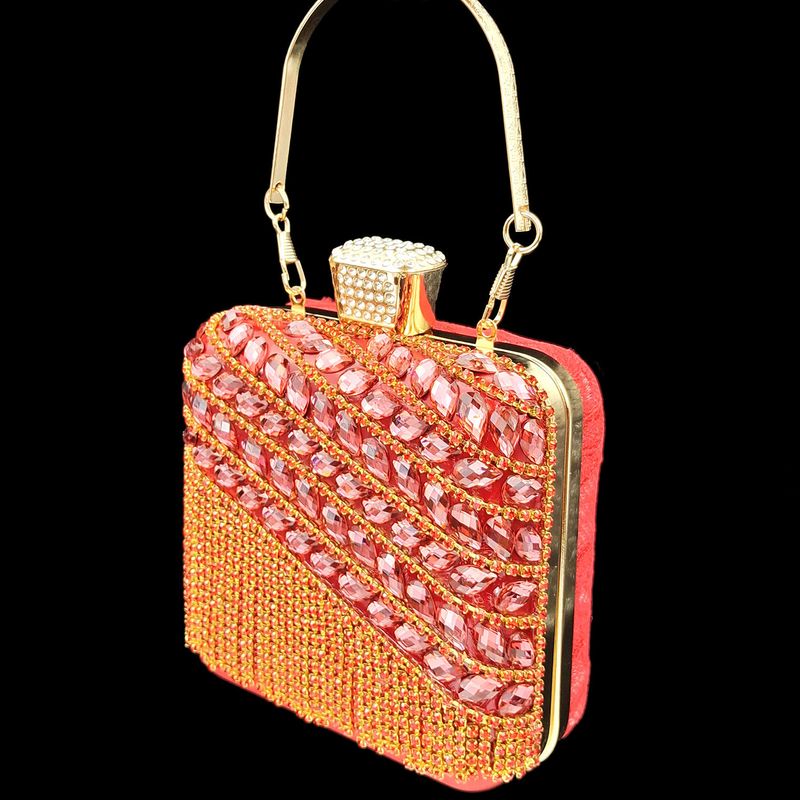 Borsa a catena per feste mini africana a diametro pieno, per ragazze europee e americane alla moda_voghion.com