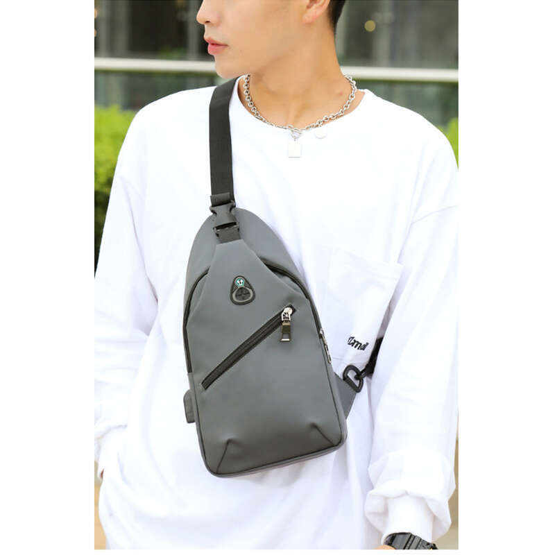 Multifunctional Men's Crossbody Chest Bag, Stylish Shoulder Bag_voghion.com